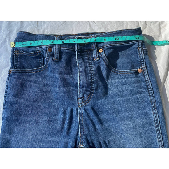 Madewell 10" High-Rise Skinny Blue Jeans  - Size 26 - Picture 6 of 9